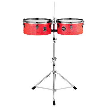 Meinl MR1415 Manolito Rodriguez 14" & 15" Timabales (Atomic Red)