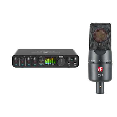 Motu M6 6x4 USB Audio Interface w/ sE Electronics X1S Microphone & Clip