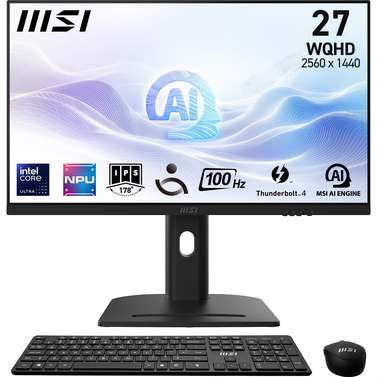 MSI Modern AM273QP AI 1UM-013AU 27' WQHD All-in-One PC (Intel Core Ultra 7)[3TB]