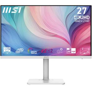 MSI Modern MD272UPH 27' 4K UHD USB-C 98W Professional Monitor