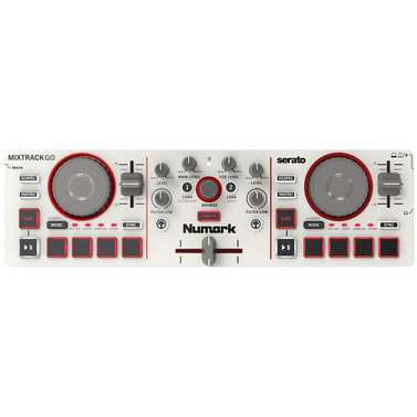 Numark Mixtrack Go Pocket DJ Controller (Cream)
