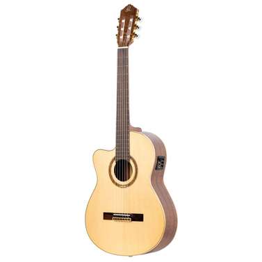 Ortega RCE138SNL Performer Series 4/4 Left-Hand Classical Guitar (Natural) inc Bag