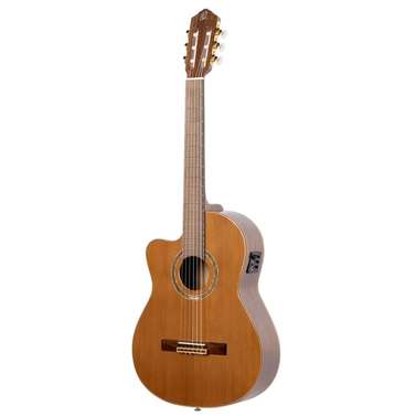 Ortega RCE159MNL Performer Series 4/4 Left-Hand Classical Guitar (Natural) inc Bag