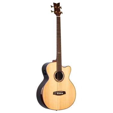 Ortega Private Room Medium Scale Acoustic Bass (Natural) inc Bag