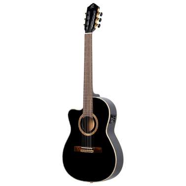 Ortega Performer Series 4/4 Thinline Left-Hand Classical Guitar