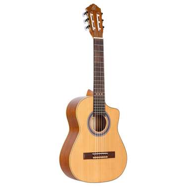 Ortega Requinto Series 1/2 6-String Acoustic Guitar (Natural)