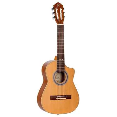 Ortega Requinto Series Pro 1/2 Acoustic Guitar (Natural) inc Gig Bag