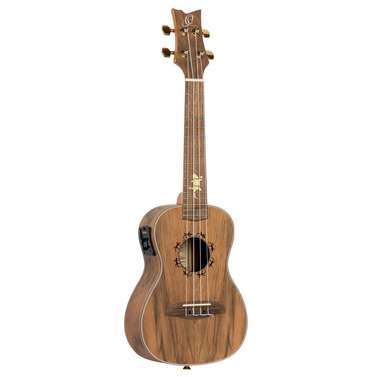 Ortega Lizard Series 4-String Concert Ukulele (Paldao Natural) inc Bag