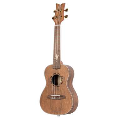 Ortega Lizard Series Concert Ukulele Left-Hand (Paldao Natural) inc Bag