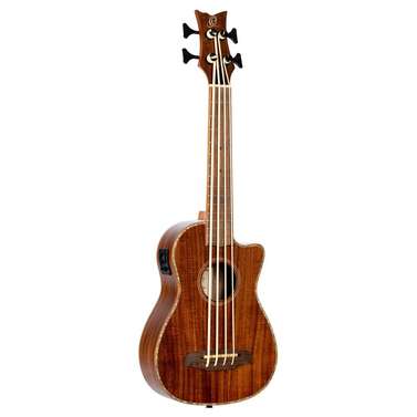 Ortega Lizard Series Short Scale 4-String Uke Bass (Natural) inc Bag