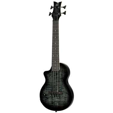 Ortega NEOBSTGBL Neo Series Left-Hand 4-String Ukulele Bass inc Gig Bag