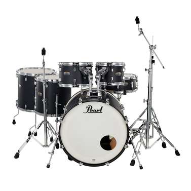 Pearl Decade Maple Fusion Plus 6-PC Kit w/Hware 22/10/12/16/ 18/14s (Satin Slate Black)