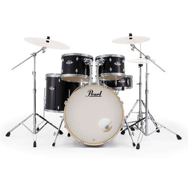 Pearl Export Fusion 5-PC Drumkit w/Hardware 22/10/12/14/14s (Jet Black)