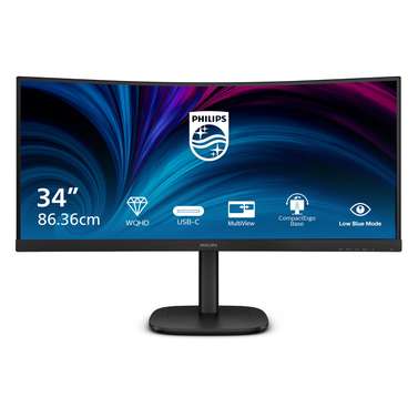 Philips 34B2U3600C 34' WQHD 120Hz Monitor with USB-C