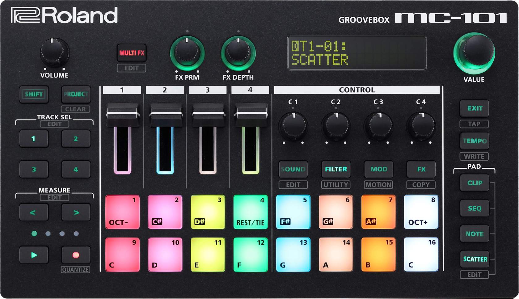 ヤングマン様ローランド GROOVEBOX MC-101 ヤングマン様ローランド GROOVEBOX MC-101 ヤングマン様ローランド