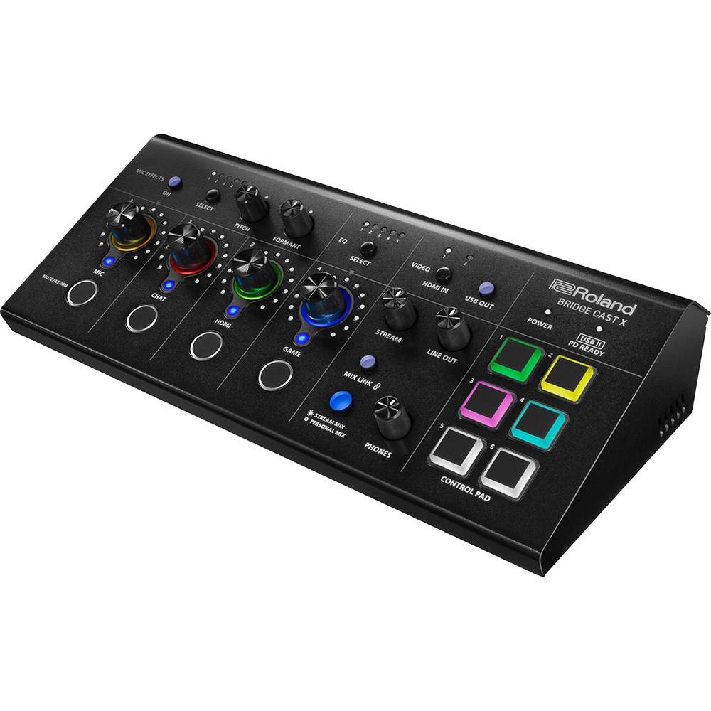 DTM・DAW Roland BRIDGE CAST Roland BRIDGE CAST Interfata/mixer audio pentru livestream