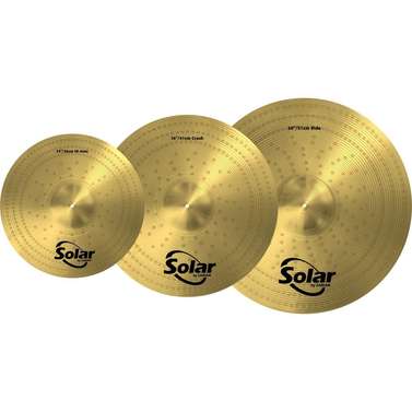 Solar by Sabian Performance Set Cymbal Pack 14/16/20"