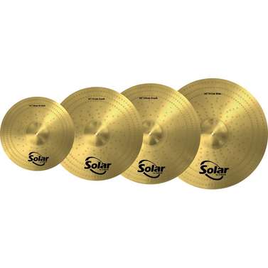 Solar by Sabian Performance Set Plus Cymbal Pack 14/16/18/20"