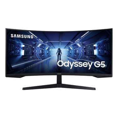 Samsung Odyssey G55T 34' UHD 165Hz Curved Gaming Monitor