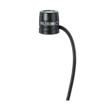 Shure WL183 Omnidirectional Low-Profile Lapel Mic w/ TA4F Connector (Black)