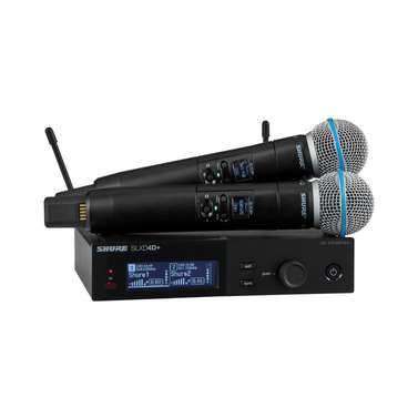 Shure SLX-D-24D/B58 Digital Beta 58 Dual Handheld Wireless System (H58 Band)