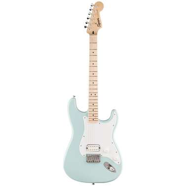 Squier Sonic Stratocaster HT H Maple Fingerboard White Pickguard (Sonic Blue)