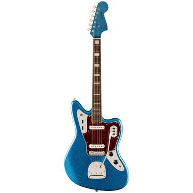 Squier FSR Classic Vibe '70s Jaguar Matching Headstock (Blue Sparkle)