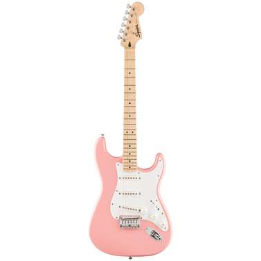 Squier FSR Sonic Stratocaster HT Maple Fingerboard (Shell Pink)