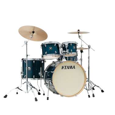 Tama Superstar Classic 5pc Drum Kit with Hardware Gloss Sapphire Lacebark Pine