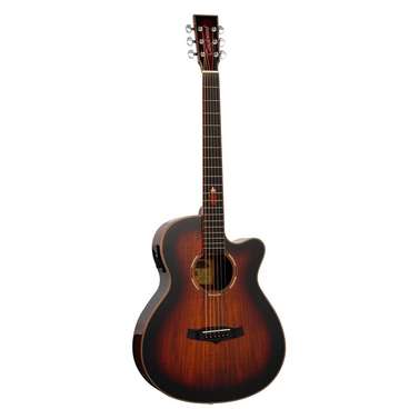 Tanglewood TWX4-CE-K Winterleaf Pro Exotic Super Folk Acoustic Electric Guitar