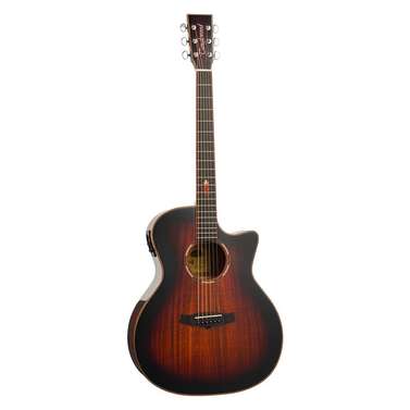 Tanglewood Winterleaf Pro Exotic Grand Auditorium Venetian Acoustic Guitar