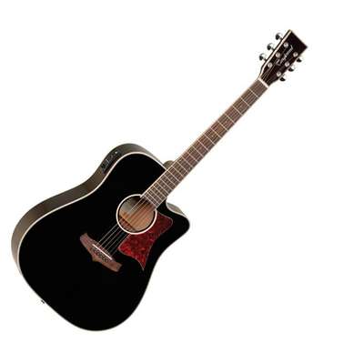 Tanglewood TW5BK Winterleaf Dreadnought CE Black Gloss