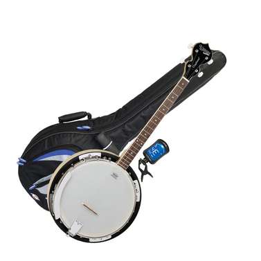 Tanglewood TWB18M4 Union Banjo Tenor 4 String w OGB Gig Bag Aroma AT355 Tuner