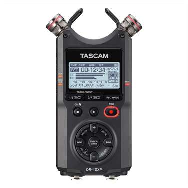 Tascam DR40XP Four Channel 32-Bit Float Portable Field Recorder w/ USB-C Interface