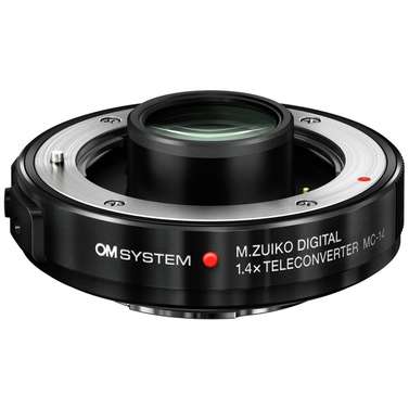 OM System MC-14 1.4X Tele Converter Black Lens