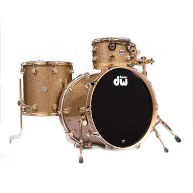 DW Collectors Maple 333 Shell kit in 10x8 12x9 16x14 22x18 Gold Glass FinishPly