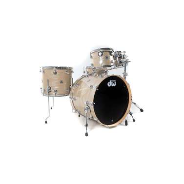DW Collectors Maple VLT Drum Kit in 10x8 12x9 16x14 22x18 Creme Oyster FinishPly