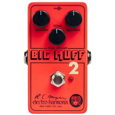 Electro Harmonix Big Muff Pi 2 Nano Dual Op-Amp Fuzz Pedal