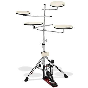 DW Go Anywhere 5 Piece Practice Kit w/ Stand Stand DWCPPADTS5