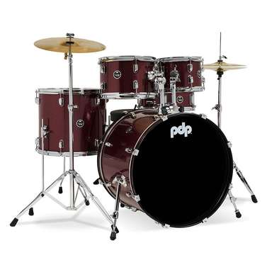 PDP Center Stage 5-Piece 22" Drumkit w/ Hardware Cymbals & Throne