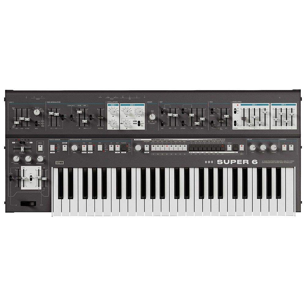 UDO Audio Super 6 ST49 Polyphonic Analog-Hybrid Synth w/ Aftertouch ...