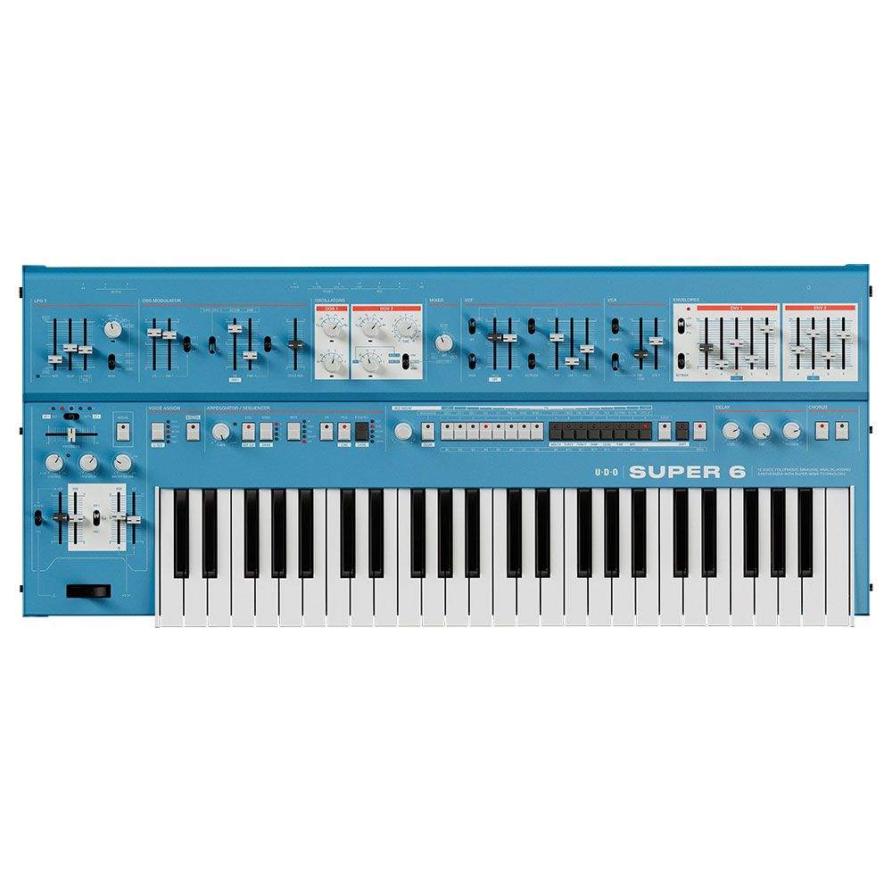 UDO Audio Super 6 ST49 Polyphonic Analog-Hybrid Synth w/ Aftertouch ...