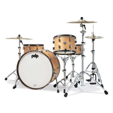 PDP Concept Classic Maple 3-Piece Shell Pack 24" w/Walnut Hoops