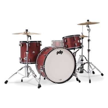 Pacific Drums & Percussion PDP Concept Classic 24" 3-Pce Shell Pack (Walnut Stain with Natural Hoops)