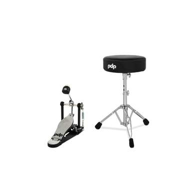 PDP 700 Series 2-Pce Hardware Pack Single Bass Drum Pedal and Stool