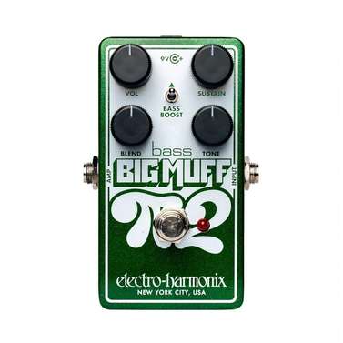 Electro Harmonix Bass Big Muff Pi 2 Dual Op-Amp Bass Fuzz Pedal