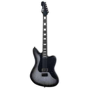 ESP LTD XJ-1 HT Baritone Electric Guitar (Silver Blast)