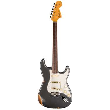 Fender Custom Shop 1967 Stratocaster Relic 3A RW FB (Aged Charcoal Frost Metallic)