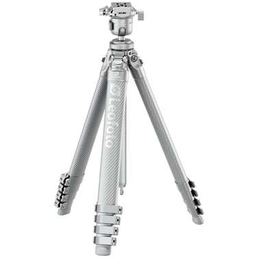 Leofoto AZ-235C Carbon Fibre Travel Tripod + MBH-30 Inverted Ball Head - Silver
