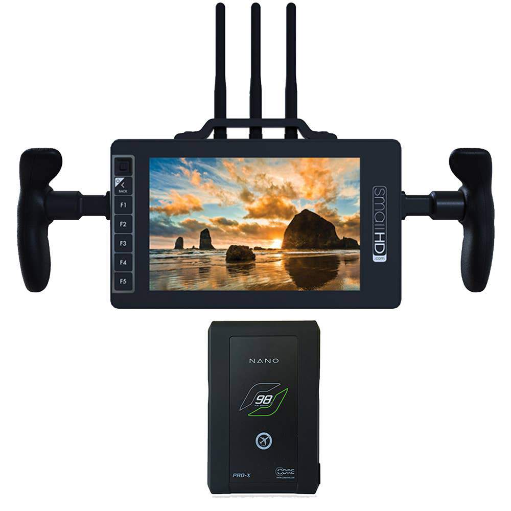 SmallHD 703 Bolt V-Mount Directors Bundle with Core SWX V-Mount